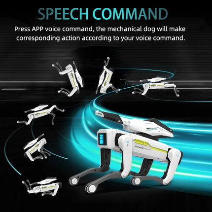 Intelligent AI RC Robot Dog Voice Dialogue APP Remote Control Programming Singing Dancing Machine Dog Kids Toys