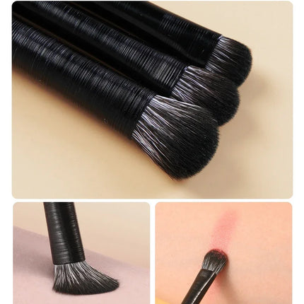 6PCS Eyes Makeup Brushes Set Professional Soft Contouring Eyeshadow Eyeliner Eyebrow Brush Women Facial Beauty Cosmetic Tool