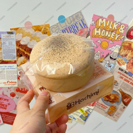 Mousse Cake Squishy Toy Slow Rising Brown Sugar Mousse Square Cake Slow Rebound Squeeze Toy Anti Stress Release Hand Relax Gift