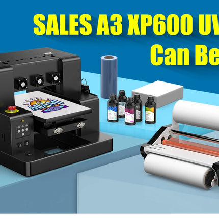 For Epson XP600 A3 UV Printer with XP600 Printhead UV Flatbed Printer A3 UV Sticker Printer For Bottle Case Acrylic Glass Print