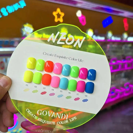 High-end Cream Milk 6pcs Gel Nail Polish Set 15ml Soak Off UV LED Gel Varnishes With Free Color Card For Nail Salon Lacquer 15ml