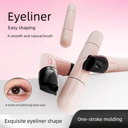 Integrated Eyeliner Stamp Dual-Head Rotatable Precise Outline Seal Lasting Waterproof Fast Drying Liquid Eye Liner Pen