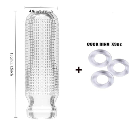 Manual Male Transparent Masturbator Cup Penis Stimulation Machine Vagina Blowjob  Adult Endurance Exercise Pocket Sex Toy 18+