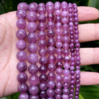 Purple tourmaline / 10mm 36 to 37pcs