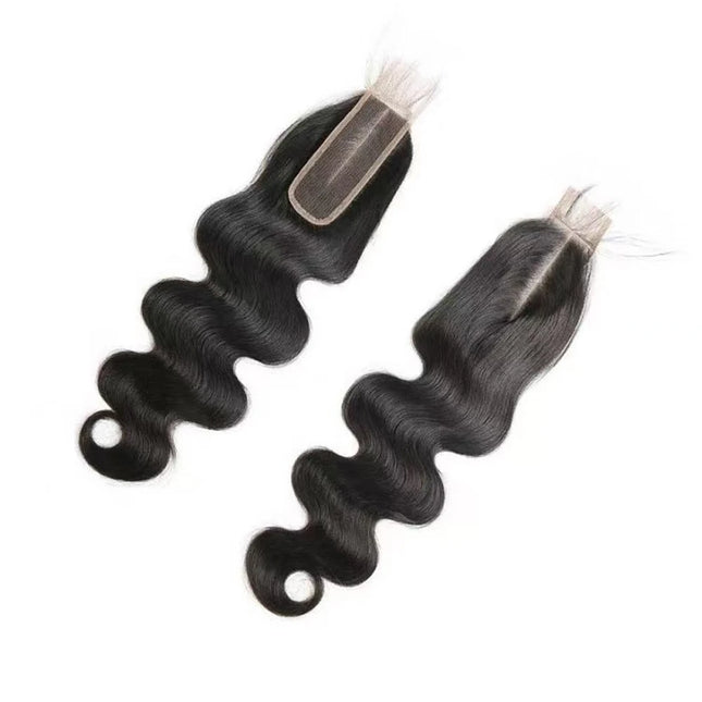 Straight 2x6 Lace Closure Brazilian Virgin Human Hair Body Wave 2x6 Transparent Lace Closure Natural Pre-Plucked for Black Women