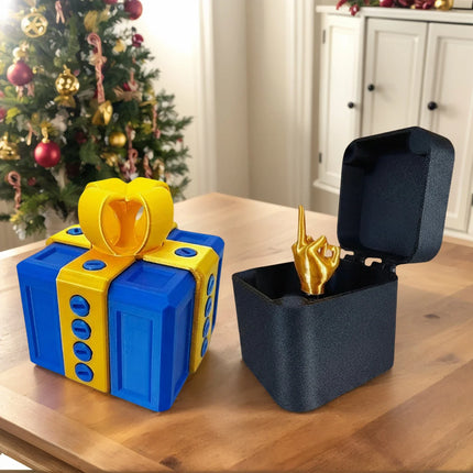 Middle Finger Prank Gift Box, DIY Surprise Pop-Up Toy with Screws, Annoying Present for Adults, Viral Tiktok Gag Gift for Friend