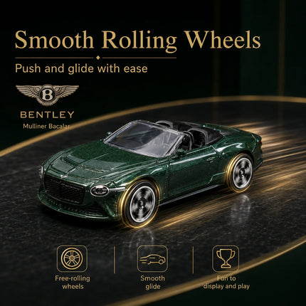 CCA 1:64 Bentley Mulliner Bacalar Miniature Model 1:64 3" Alloy Toy Car Vehicle Free Wheels Diecast Collection Gift Boyfriend