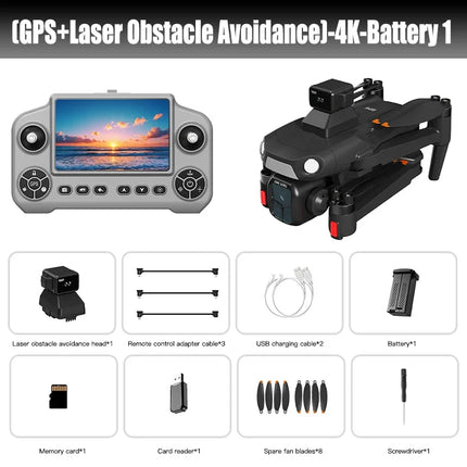 Lenovo  A1R 3S Original 8K Drone 4K 5G GPS 360° Laser obstacle avoidance Brushless Foldable Quadcopter RC Distance 3KM Dron