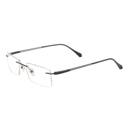 Ultralight Men Rimless Prescription Glasses Frameless Reading Computer Driving Blue Light Blocking Myopia Eyeglasses Progressive