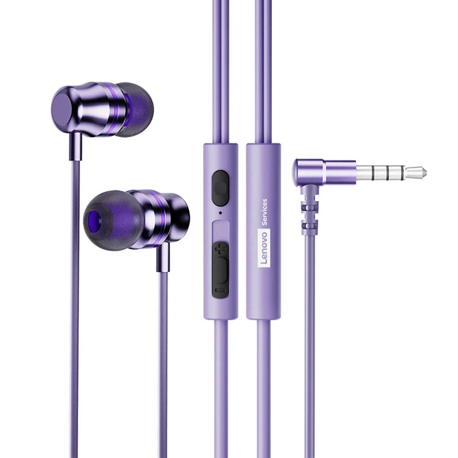 Lenovo YF38 Wired Headphones Type-C/3.5mm With Wire Control In-ear Wired Earphones With Mic For Laptop Computer Tablet Phone