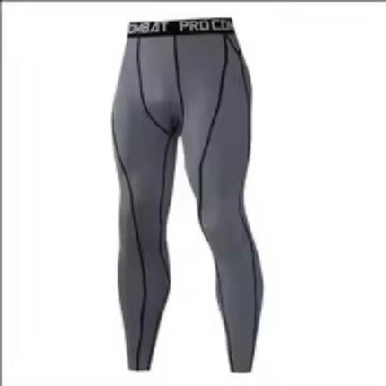 Men Gym Sportswear Muscle Bodybuilding Compression Pants Running Sports Long Pants Jogging Fitness Male Elastic Tights Trousers