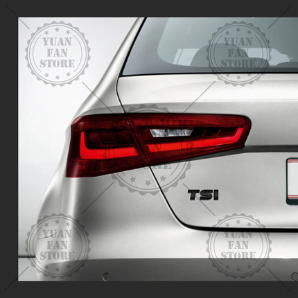 TSI TDI Emblem Car Styling 3D Sticker ABS Logo Badge For Tiguan Polo Golf 4 5 6 MK6 Passat B5 B6 Bora Jetta Touran T-Cross Caddy