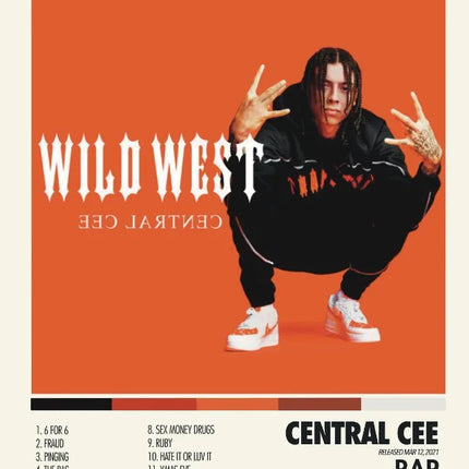 Popular Hip Hop Singer Album Covers Posters and Prints Canvas Printing Modern Wall Art Picture for Bedroom Home Decor Fans Gifts