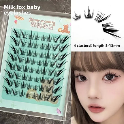 No Glue Needed False Eyelashes Lower Lashes Wispy Cat Eye Lashes Voluminous Fluffy Natural Look Daily Wear Easy to Apply
