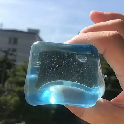 Slow Rebound Ice Cubes Squishy Squeeze Toy - Stress Relief Sensory Fidget for Kids Adults, ADHD Autism Soft Squeeze Toys