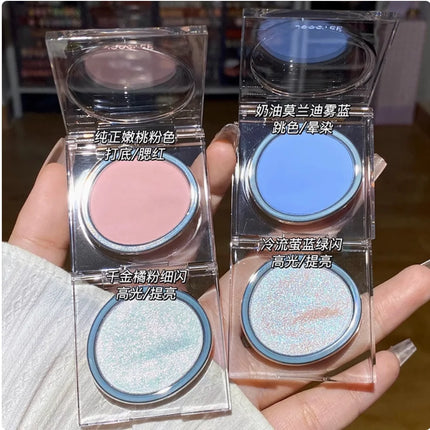 JOOCYEE Eyeshadow Single eye shadow Long-lasting blusher Natural Easy to blend matte smoked daily portable Makeup Cosmetics