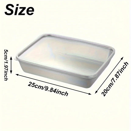 3pcs Stainless Steel Food Containers & Lunch Box, Leakproof Stackable Clear Lids, Kitchen Items and Accessories for Camping