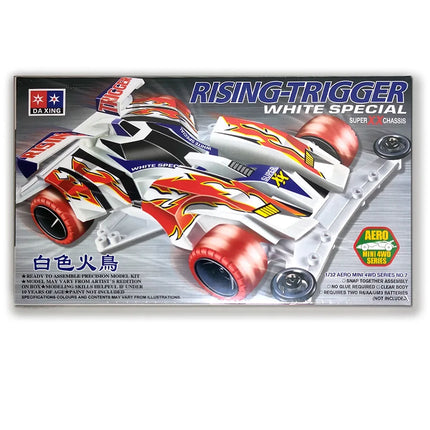 Spider king mini four-wheel drive car, 1/32 scale super assembly model car, classic spider racing toy collection & gift.