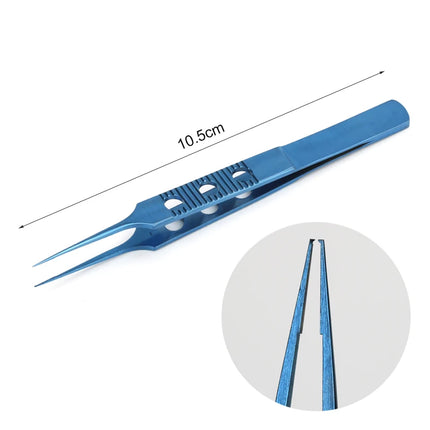 1 pc Eyelid Tweezers 10.5cm ophthalmic microsurgical instruments Ophthalmic forceps with hook platform