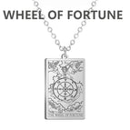 THE WHEEL OF FORTUNE / gold color