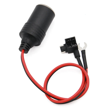 1PCS Pure Copper DC 12V Car Cigarette Lighter Charger Cable Female Socket Plug Connector Adapter Cable Fuse