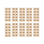 100 Square pieces