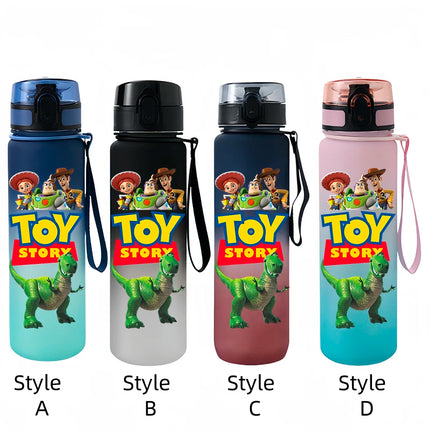 Toy Story Cartoon Drinking Glasses Woody Portable Cup Outdoor Sports Water Bottle Drinking Cup Cartoon Plastic Frosted Kettle
