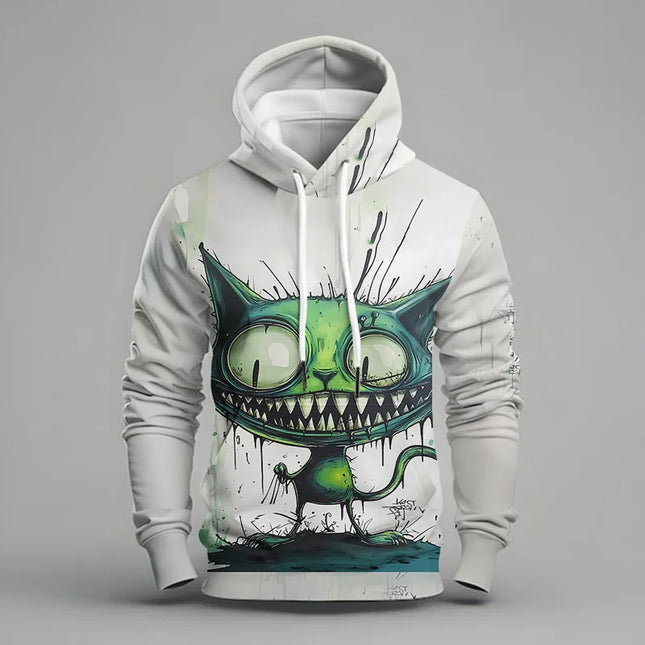 Funny Animal Pattern Hoodies 3D Print Men Women Hooded Sweatshirts Y2k Pullovers Tracksuit Male Top Clothing hoodies for man