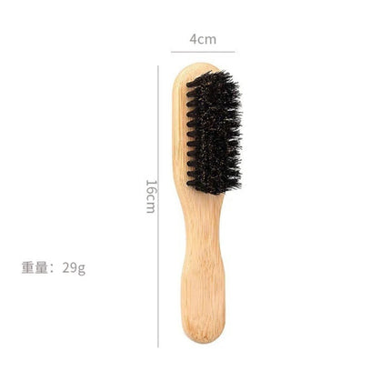 Professional Barber Styling Bristle Brush- Fragrance-Free Boar Bristle Hair Brush (Unisex) , Suitable for Thick/Fine Hair