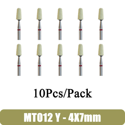 10Pcs High Quality Dental Ceramic Diamond Polishing Burs for Dentist Lab Quick Polishing Zirconia Porcelain Crown Tools