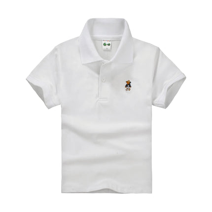 New Children Polo Shirt Solid Kids Boys Polo Shirts Korea Fashion Boys Designer Clothes School Uniform 2-14 Years