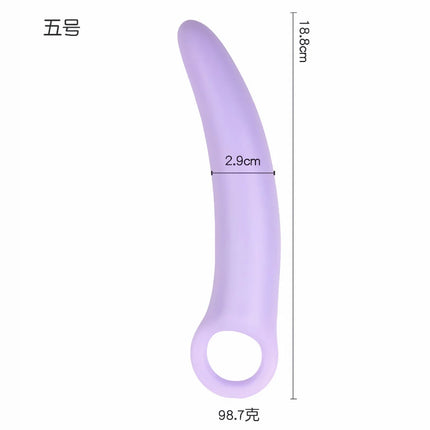 Dual-use Anal Plug Silicone Vaginal Muscle Training Dilator Anal Butt Plug vaginal plug Female vaginal spasm male Masturbation
