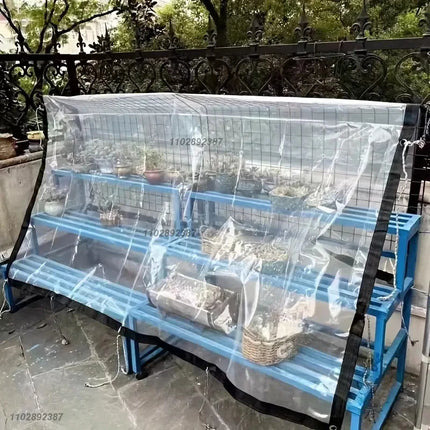 Gardening Transparent Plastic Shelter Film Outdoor Waterproof Tarp Cloth Terrace Succulents Insulation Tent Balcony Awnings Tarp
