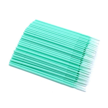 100pcs Bendable Micro Brushes Disposable Microbrush Applicators Eyelash Extensions Glue Cleaning Brush for Lash Extension