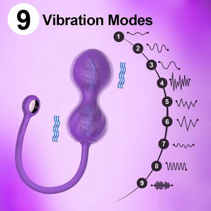 Kegel Ball for Women Vaginal Tightening Training Vibrator Benwa Ball Geisha Pelvic Muscle Trainer Shrinking Ball Female Sex Toy