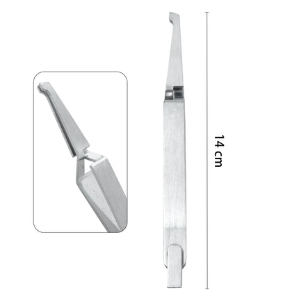 1Pc Dental Orthodontic Posterior Brackets Buccal Tube Lingual Buttons Bonding Tweezer Holder Placer Articulating Paper Tweezers