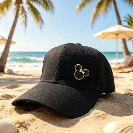 Disney Mickey Stylish Baseball Cap Sun Protective Breathable Adjustable Ideal Casual Hat Big Head Men Women Baseball Cap ﻿