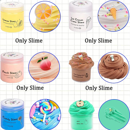 12 Pack Mini Butter Putty Set for Children's DIY Stress Relief Toys, Suitable for Boys and Girls' Birthday Gifts, Preferred Toy