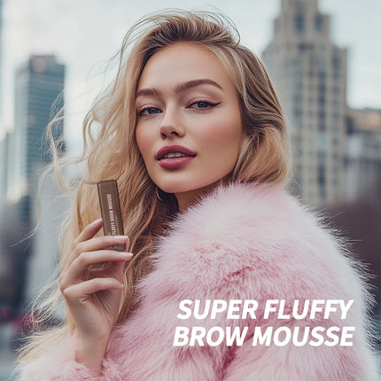 Superfluff Volumizing Brow Mousse Tint for Eyebrows Tinted Brow Gel  Brown Long Lasting Waterproof Eyebrow Tattoo  Dye Cosmetics
