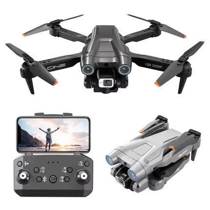 NEW i3 Pro Foldable Quadcopter Drone: 4K HD Dual Camera, Optical Flow, RC Toy with Gifts