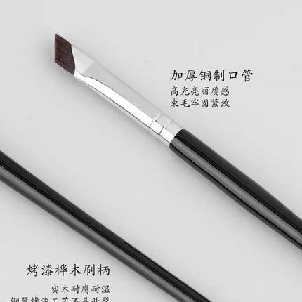 Upgrade Blade Eyeliner Brush Ultra Thin Fine Angle Flat Eyebrow Brush Liner Brow Place Makeup Brush Precise Detail Brush