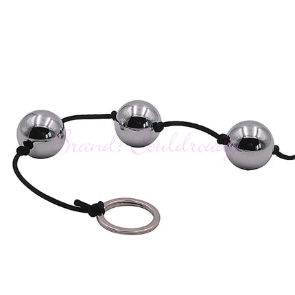Metal Anal Beads Butt Plug Silicone Rope Ben Wa Geisha Balls Weighted Vaginal Kegel Exerciser Erotic Sex Toys for Woman