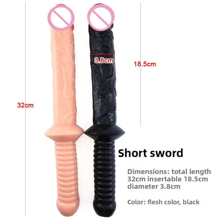 Super Long Dildos Anal Plug with Handle Penis Butt Plug Female Masturbation Adult Sex Toys for Women Men Couple Aduts Products