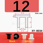 12mm / 2Pcs