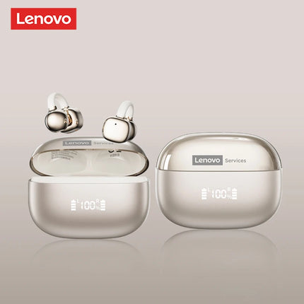Lenovo Open Ear Wireless Earbuds Bluetooth 6.0 Comfort Clip On Gaming Sports Earphones LED Digital Power Display RS119 Pro