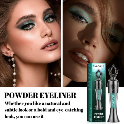 BIO-DIMOT Long-Lasting Smudge-Proof Powder Eyeliner - Water-Resistant, Multi-Use for Natural & Bold Eye Looks, Perfect Gift for