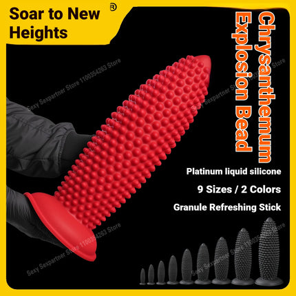 Super Big Anal Dildo Particle Stimulation Anal Plug 6xl Fisting Dilatador Anal Balls Silicone ButtPlug Anal SexToy For Women/Men