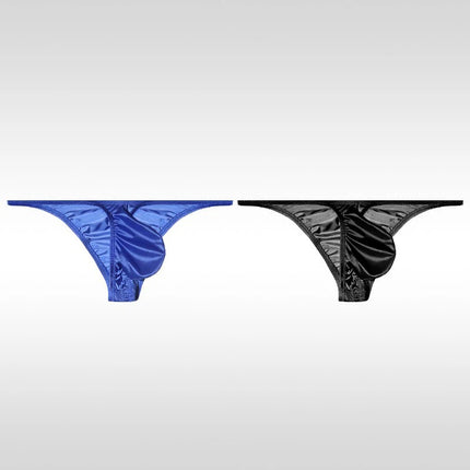 Men's Underwear Ice Silk Low Rise Sexy Bikini Briefs