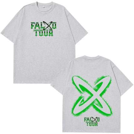 Feid VS Ferxxo 2026 "Falxo Tour – El Mano a Mano Del Año" Graphic T-Shirt, Unisex Hip-Hop Latin Urban Style Loose Cotton T-shirt