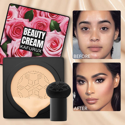 5 Colors Magic Foundation Mushroom Head Air Cushion 1PC CC Cream Concealer Moisturizing Waterproof Foundation Base Makeup Gifts